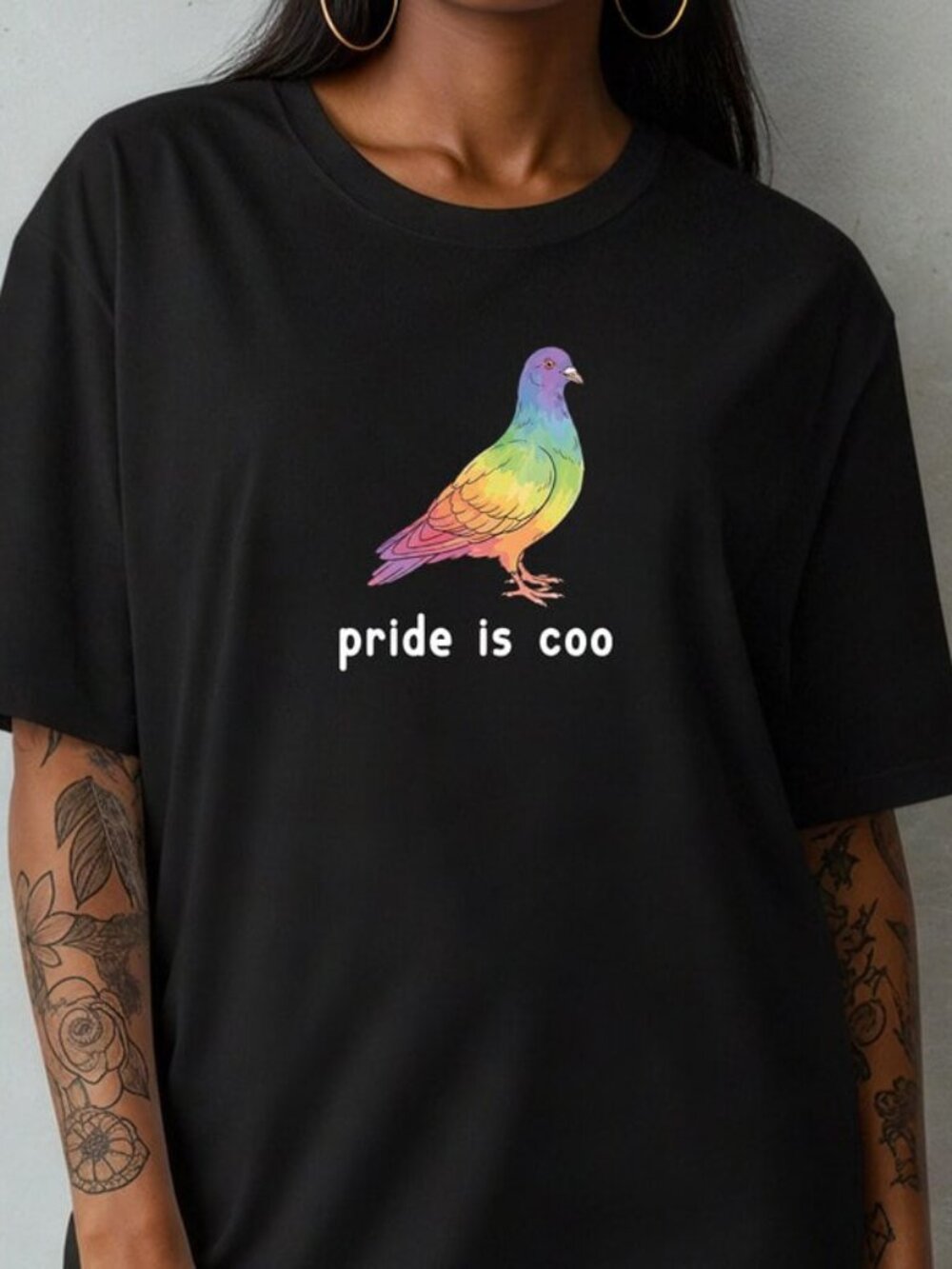 Funny Pride Pigeon Shirt, LGBTQ Pride Month Tee